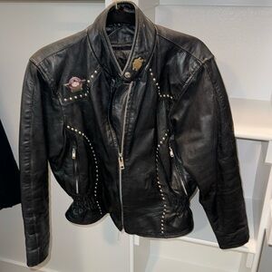 Women’s Biker Leather Jacket